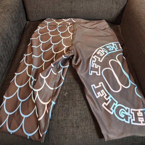Feed Me Fight Might Mermaid Leggings - Woman's Size M - Picture 4 of 5